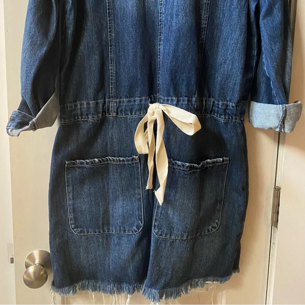 NWT-Lucky Brand Denim Dress, Size Medium - Picture 4 of 8